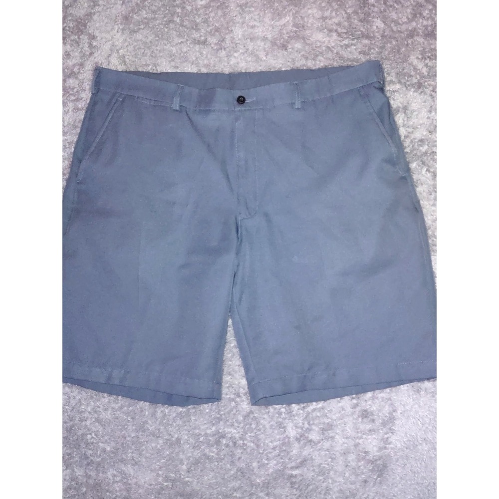 Ben Hogan Golf Shorts Flat Front Casual Chino Everyday Shorts Size 40 Blue